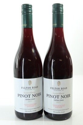 (2) 2017 Felton Road Bannockburn Pinot Noir, Central Otago [JR17] [WS96]