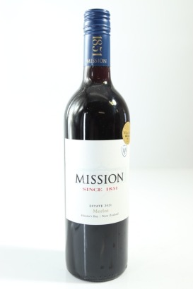 (1) 2021 Mission Estate Winery Merlot, Hawke's Bay
