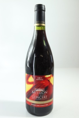 (1) 2005 Mission Estate Winery Syrah 14th Annual Concert Edition, Hawke's Bay