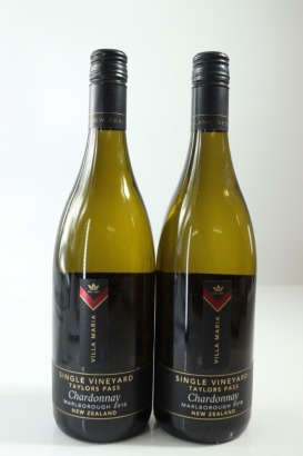 (2) 2018 Villa Maria Single Vineyard Taylors Pass Chardonnay, Marlborough