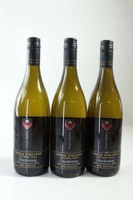 (3) 2018 Villa Maria Single Vineyard Taylors Pass Chardonnay, Marlborough