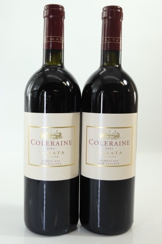 (2) 2005 Te Mata Estate Coleraine, Hawke's Bay