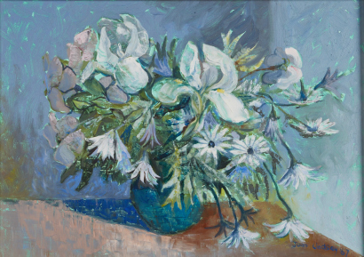JOAN LINDSEY untitled (floral still-life)