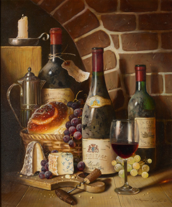 RAYMOND CAMPBELL Chateau Margaux 1945 and Hermitage 1978