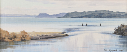 VAL RAYMOND Fishing at Waitakanui