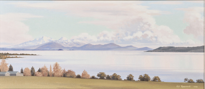 VAL RAYMOND Lake Taūpo Panorama