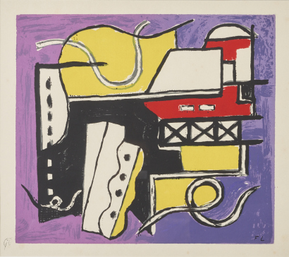 AFTER FERNARD LEGER Composition Geometric