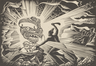 E. MERVYN TAYLOR Maui Taming The Sun