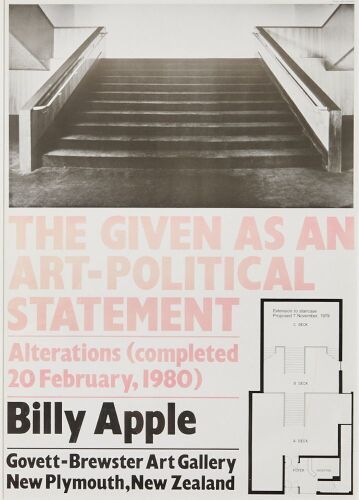 BILLY APPLE The Given as an Art-Political Statement