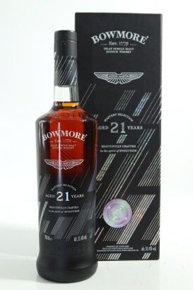 (1) Bowmore Aston Martin Master's Selection Edition 21 Year Old Single Malt Scotch Whisky, Islay 51.4% ABV (GB)