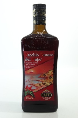 (1) Distilleria Caffo Vecchio Amaro del Capo Red Hot Edition Liqueur, Calabri, 35% ABV
