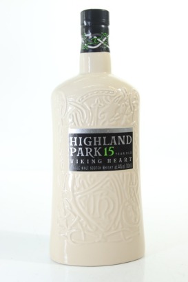 (1) Highland Park Viking Heart 15 Year Old Limited Edition Ceramic Decanter Single Malt Scotch Whisky, Orkney, 44% ABV