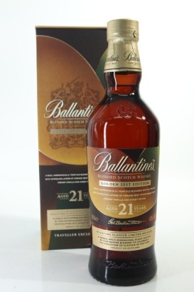 (1) Ballantine's Golden Zest Edition 21 Year Old Blended Scotch Whisky, 40% ABV (GB)