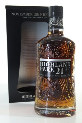 (1) Highland Park 21 Year Old November 2019 Release Single Malt Scotch Whisky, Orkney, 46% ABV (GB)