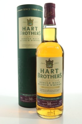 (1) Hart Brothers Cask Strength Balmenach 10 Year Old Port Pipe Filled Bottled 2021 Single Malt Scotch Whisky, 58.8% ABV