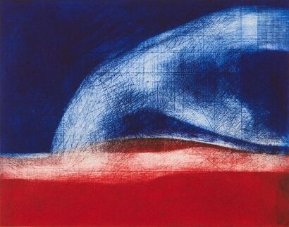 JOHN DRAWBRIDGE Whale Wave (Red)