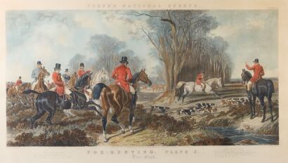 AFTER JOHN FREDRICK HERRING SENIOR Fox Hunting - The Meet - Plate I