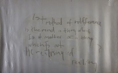 LIONEL BUDD 1st Method of Indifference Is the Mind a Thing Which Is Of Matter Or A Thing Which Is Not The Realizing of Reality?