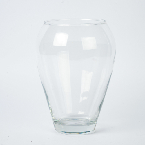 A Large Glass Flower Vase