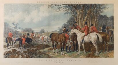 AFTER JOHN FREDRICK HERRING SENIOR Fox Hunting - The Meet - Plate I