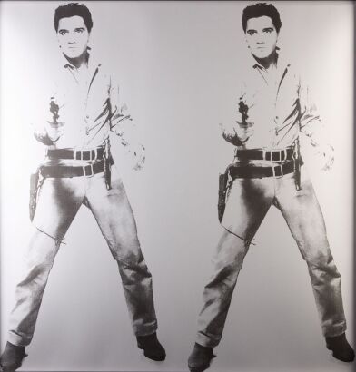 AFTER ANDY WARHOL Double Elvis