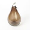 A William Yeoward Topaz Pear Art Glass Bottle with Stopper