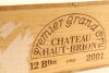 (6) 2001 Chateau Haut-Brion, Pessac-Leognan [JR18.5] [RP95] (OWC) - 3