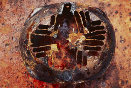 EMMA BASS Group of three unframed photographs (Scrapyard Series)