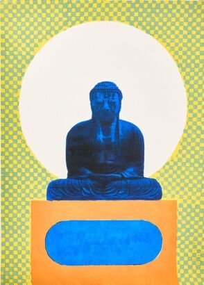 GAVIN CHILCOTT Budda of Kamakura, Blue V