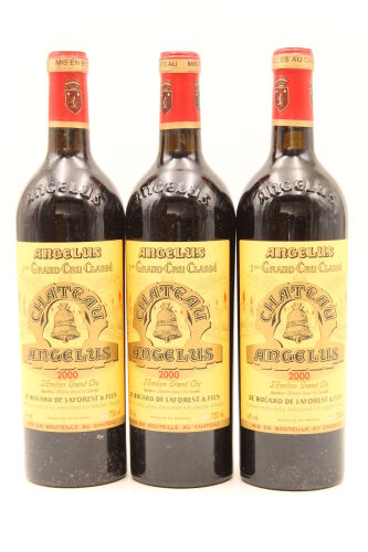 (3) 2000 Chateau Angelus, Saint-Emilion Grand Cru [JR17]