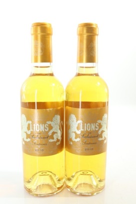 (2) 2010 Chateau Suduiraut Lions de Suduiraut, Sauternes, 375ml &diams;