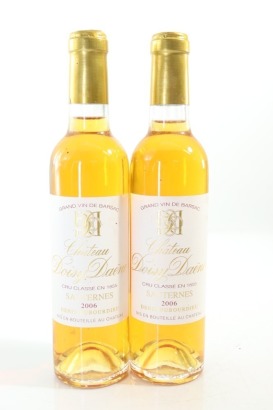 (2) 2006 Denis Dubourdieu Chateau Doisy-Daene, Sauternes - Barsac, 375ml [JR17] &diams;