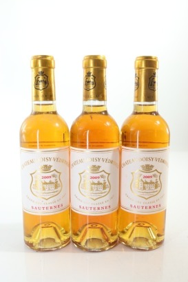 (3) 2009 Chateau Doisy-Vedrines, Sauternes, 375ml &diams;