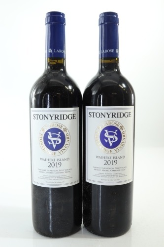 (2) 2019 Stonyridge Vineyard Larose, Waiheke Island &diams;