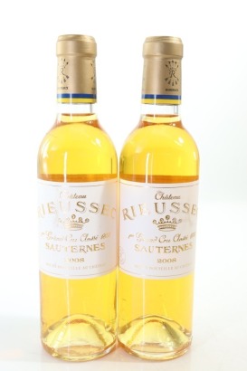 (2) 2008 Chateau Rieussec, Sauternes, 375ml [JR16.5] &diams;