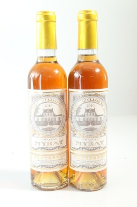 (2) 2010 Chateau de Myrat Sauternes - Barsac, 375ml [JR17] &diams;