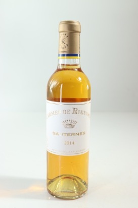 (1) 2014 Chateau Rieussec 'Les Carmes de Rieussec', Sauternes, 375ml &diams;