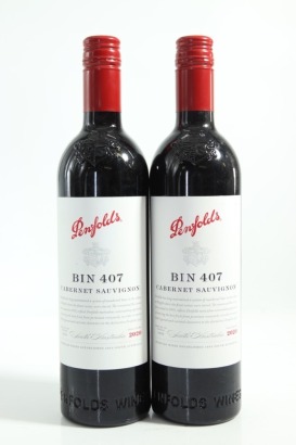 (2) 2020 Penfolds Bin 407 Cabernet Sauvignon, South Australia [JR17] &diams;