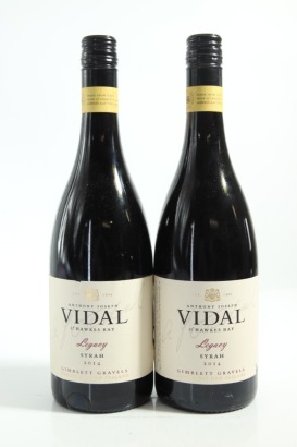 (2) 2014 Vidal Estate Legacy Syrah, Gimblett Gravels &diams;
