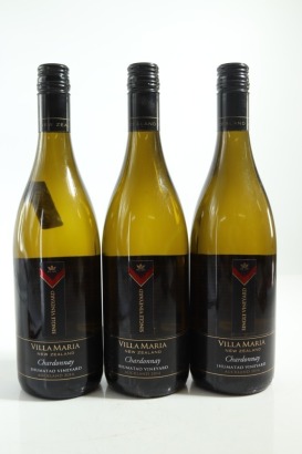(3) 2014 Villa Maria Single Vineyard Ihumatao Chardonnay, Auckland &diams;