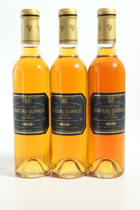 (3) 2001 Chateau Guiraud, Sauternes, 375ml [JR17] &diams;