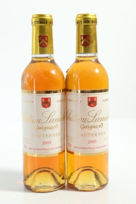 (2) 2005 Chateau Lamothe Guignard, Sauternes, 375ml [JR16.5] &diams;