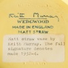 A Keith Murray for Wedgewood Straw Yellow Shoulder Vase - 2