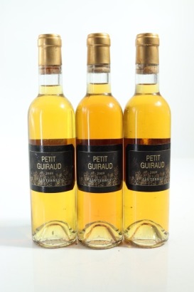 (3) 2009 Chateau Guiraud Petit Guiraud, Sauternes, 375ml &diams;