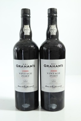 (2) 2000 W & J Graham's Vintage Port, Portugal, 20% ABV [JR19] &diams;