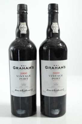 (2) 2000 W & J Graham's Vintage Port, Portugal, 20% ABV [JR19] &diams;