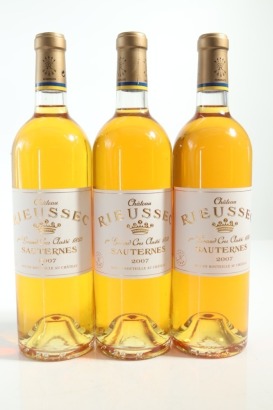 (3) 2007 Chateau Rieussec, Sauternes &diams;