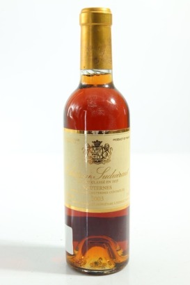 (1) 2003 Chateau Suduiraut, Sauternes, 375ml [JR17.5] &diams;