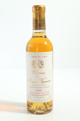 (1) 2005 Chateau de Rayne Vigneau, Sauternes, 375ml [JR16.5] &diams;