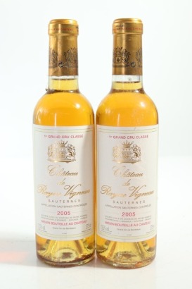 (2) 2005 Chateau de Rayne Vigneau, Sauternes, 375ml [JR16.5] &diams;